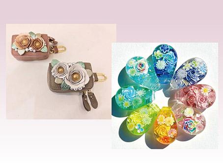パールと天然石のハンドメイドコレクション&ガラスとんぼ玉作家 桂知子