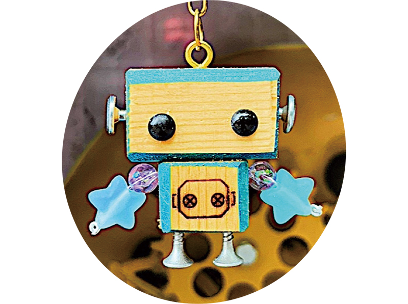 ロボットキーホルダーのイメージ写真