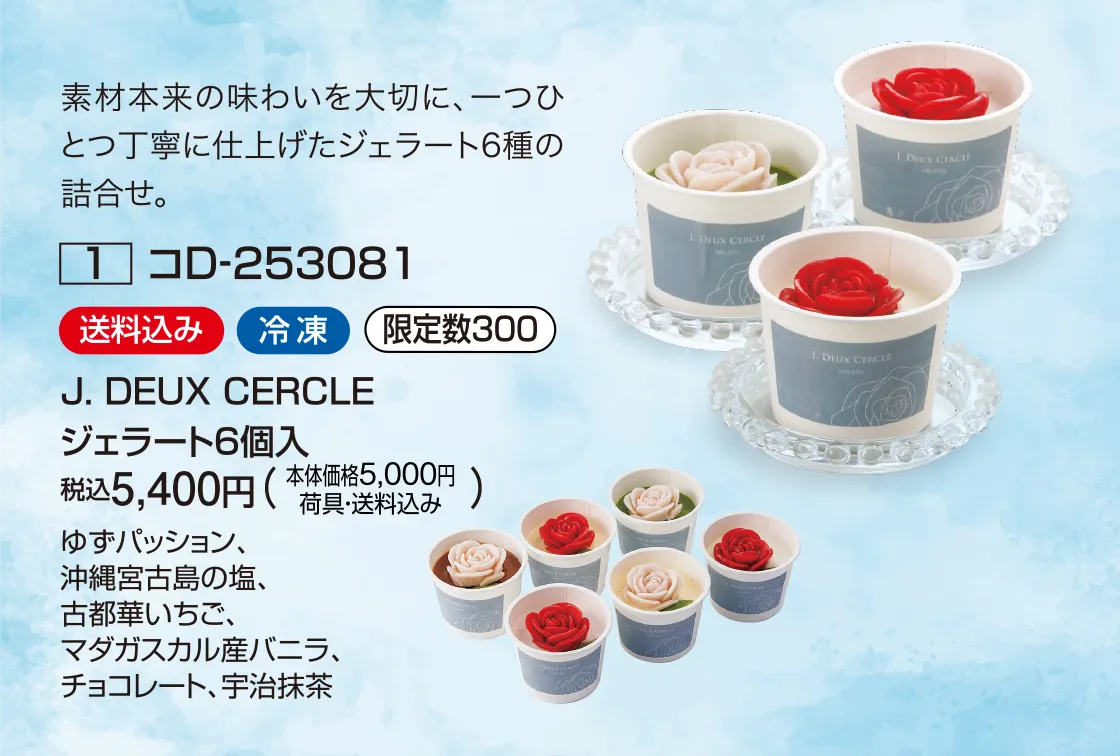 J. DEUX CERCLE ジェラート6個入