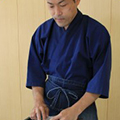 包丁研ぎ実演