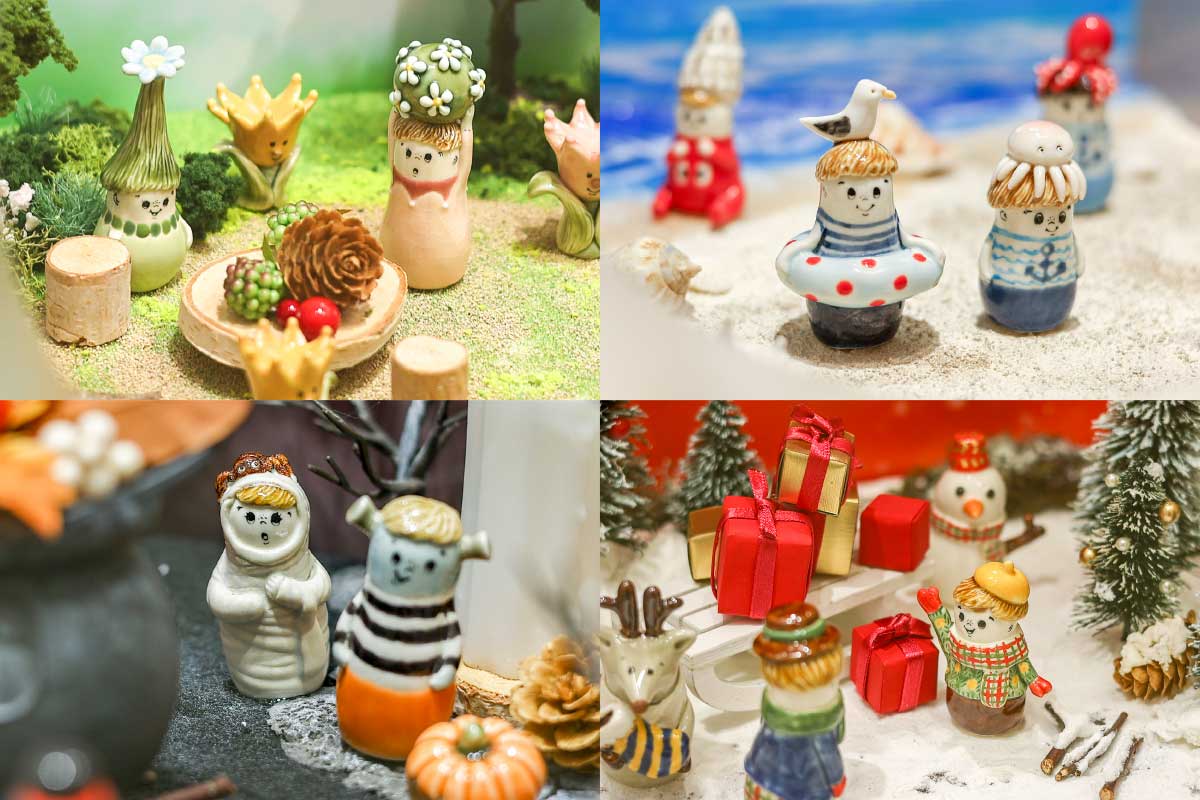 うえのえみ クリスマス限定 クリスマスの使い ちび人形 近鉄のクリスマスフェア｜近鉄百貨店