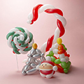 【予告】「クリスマスバルーンアート」プレゼント!